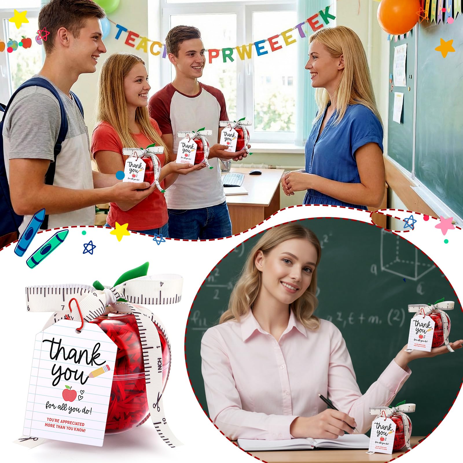 Briwooody teacher appreciation gift box ready to gift with notes