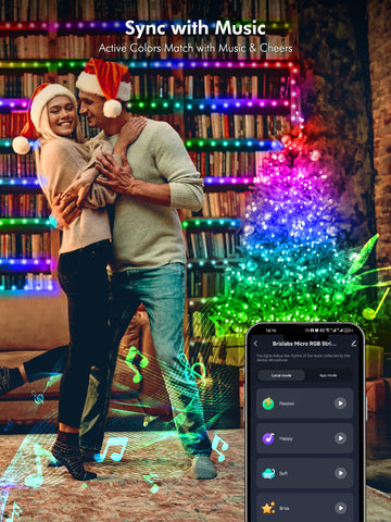 BrizLabs Dimmable LED string lets you tailor mood and brightness.