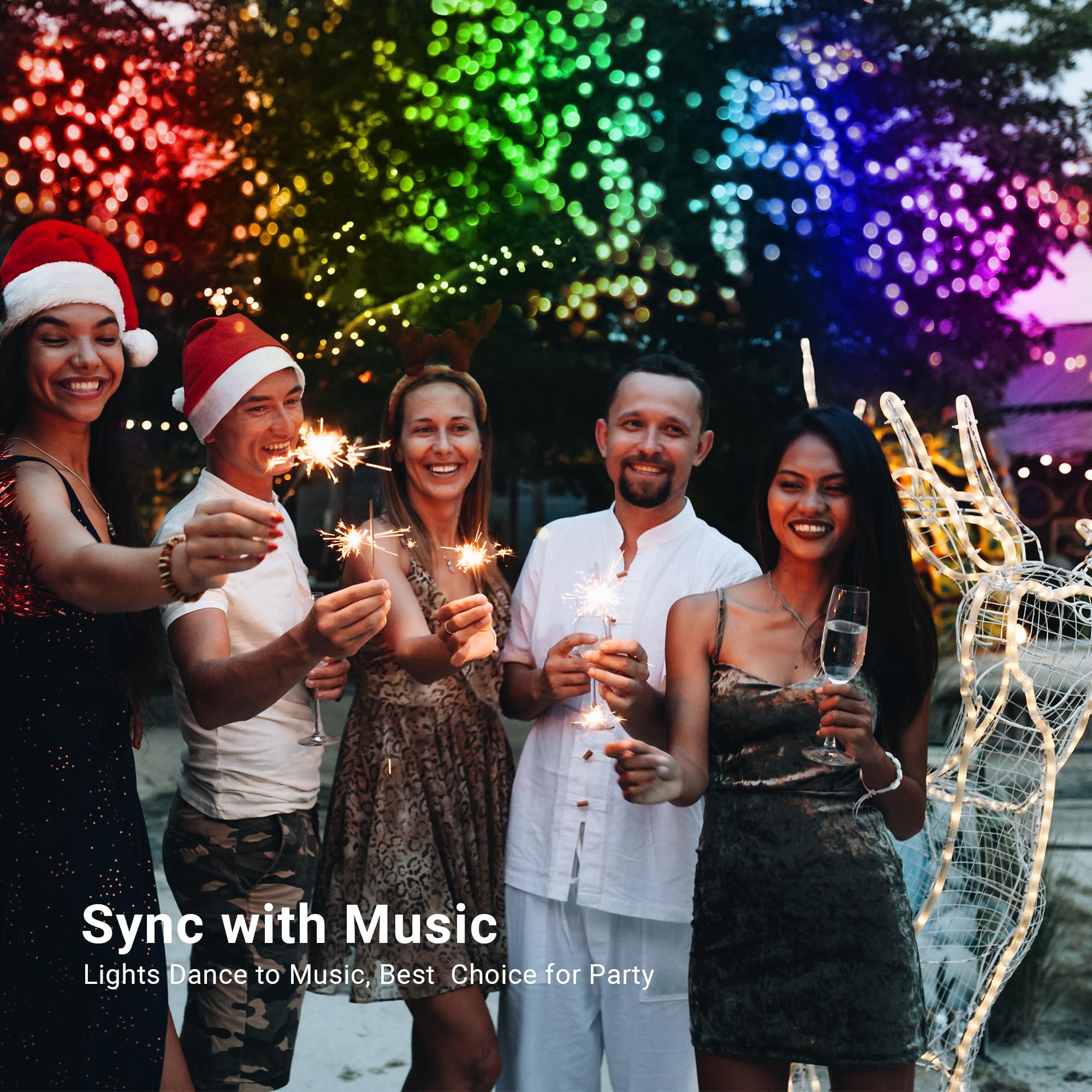 Brizled multiple color combinations enable seasonal themes and moods.
