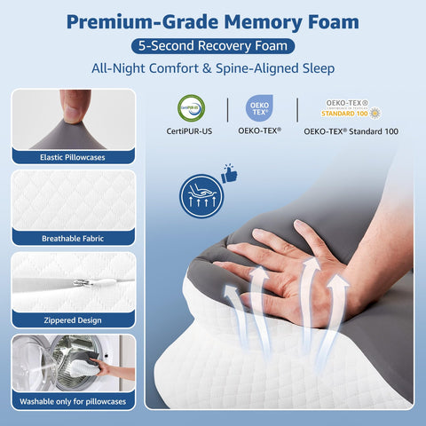 BRO side-sleeper setup provides space for relaxed arm placement.