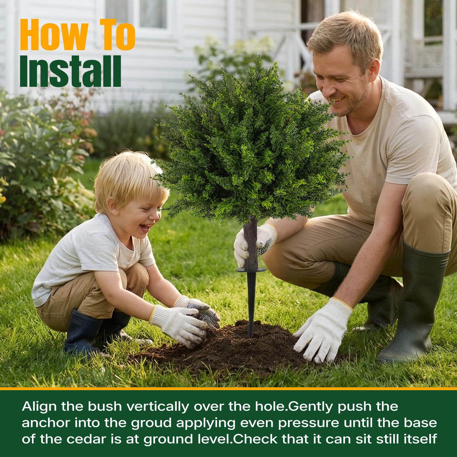 Broiscy topiary setup, quick no-tools assembly for instant greenery.
