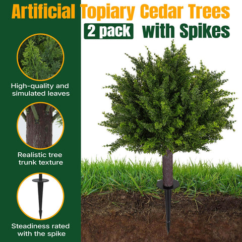 Broiscy topiary for porch and patio, frames entryways with refined elegance.