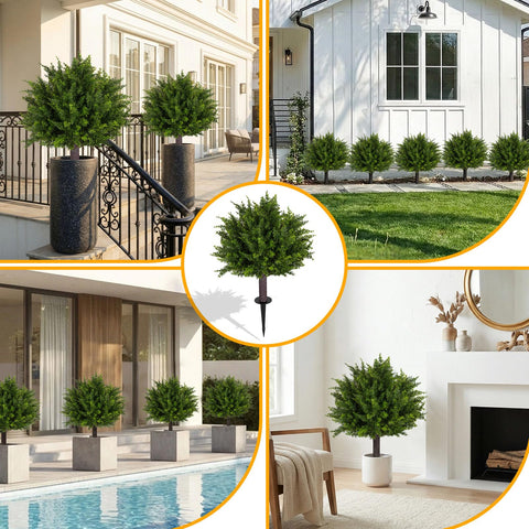 Broiscy topiary leaves stay vibrant year-round, zero watering required.