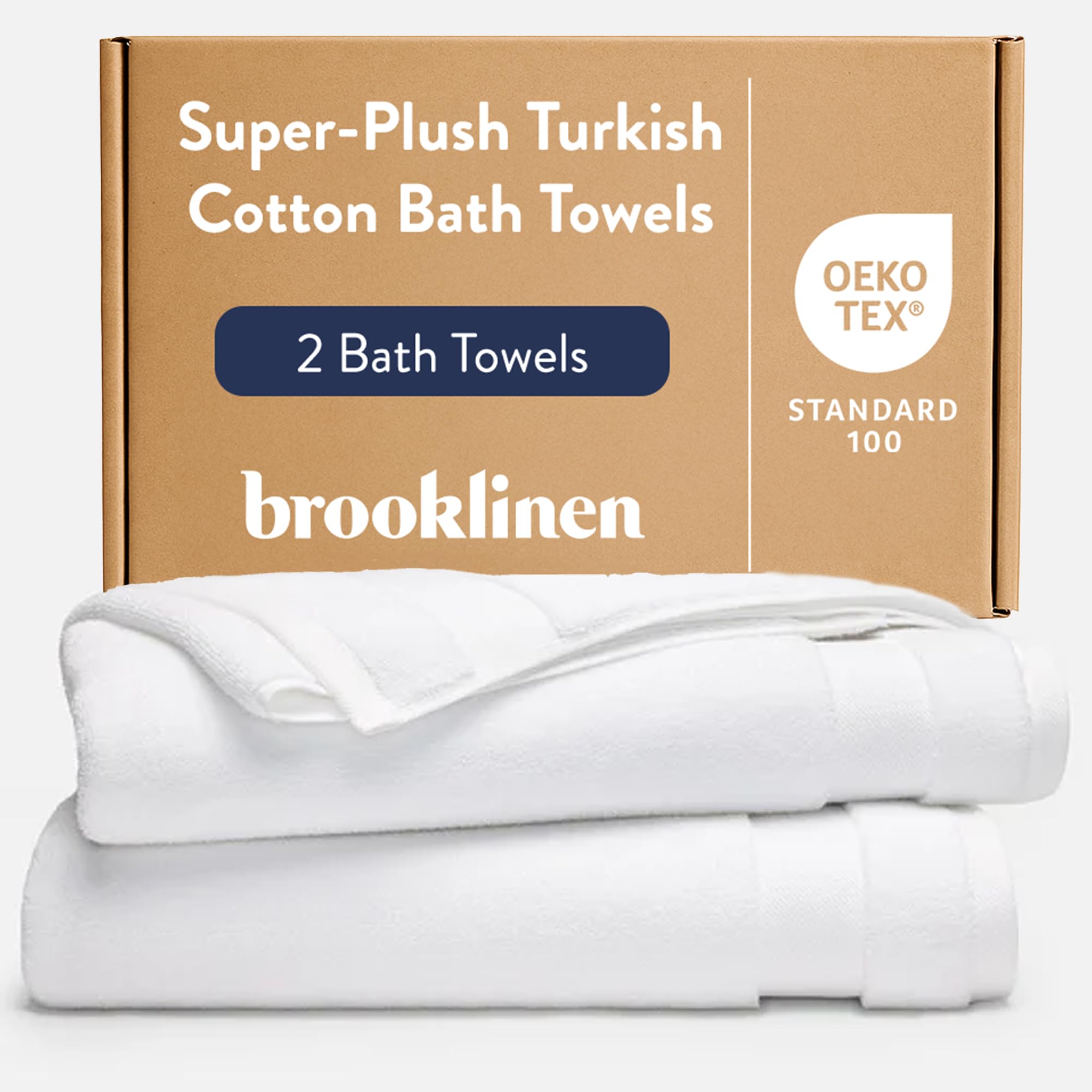 Brooklinen Super-Plush towels close-up showing plush 770 GSM softness