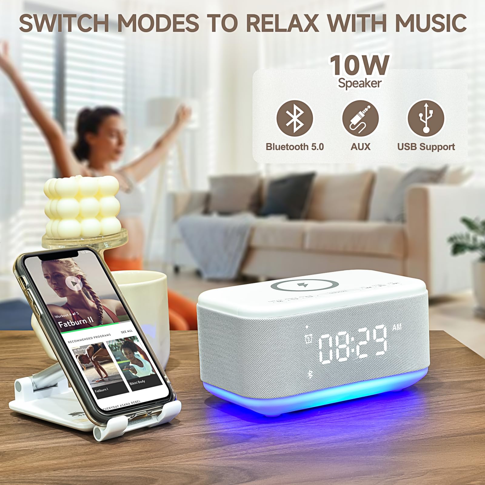 Broserengy Tech Bluetooth speakers deliver clear wake-up audio