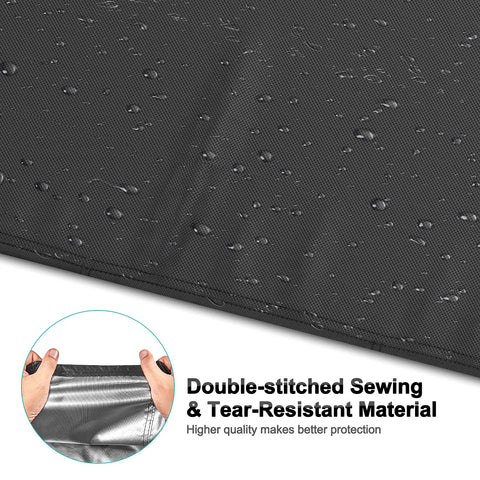 BROSYDA bottom drawstring creates a snug fit against wind