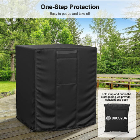 BROSYDA size guidance ensures proper fit with a 32x32x36 inch unit