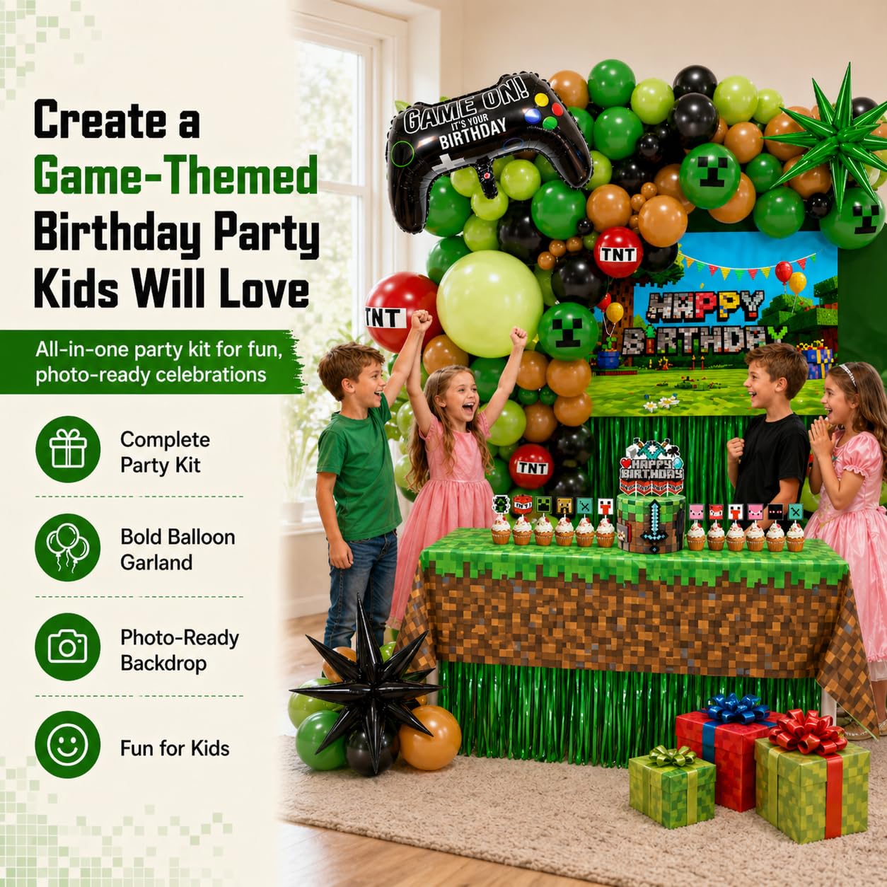 Brovelie pixel game curtain adds dynamic entry for party scenes