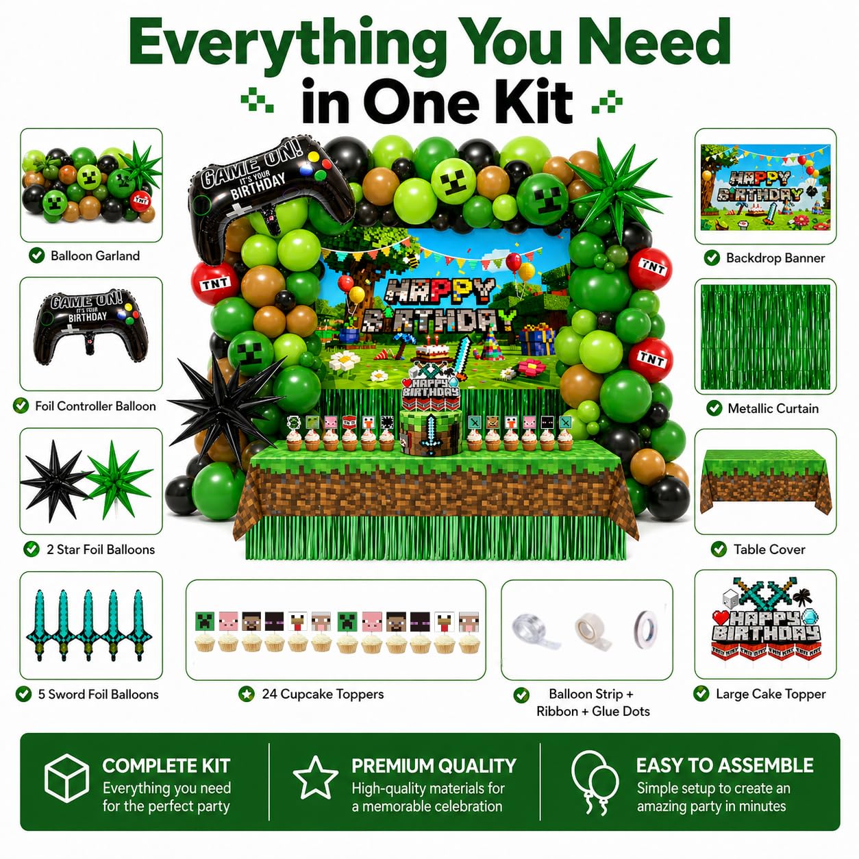 Brovelie pixel game table cover protects surfaces and elevates decor