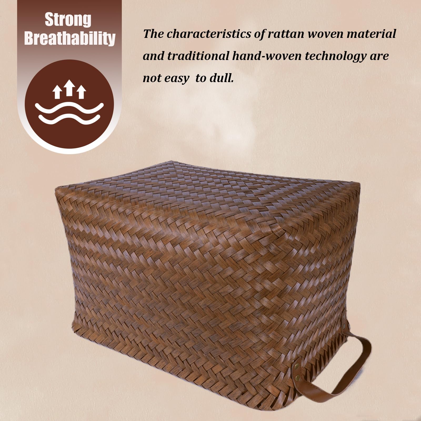 Brownlily kitchen storage baskets provide versatile daily organization.