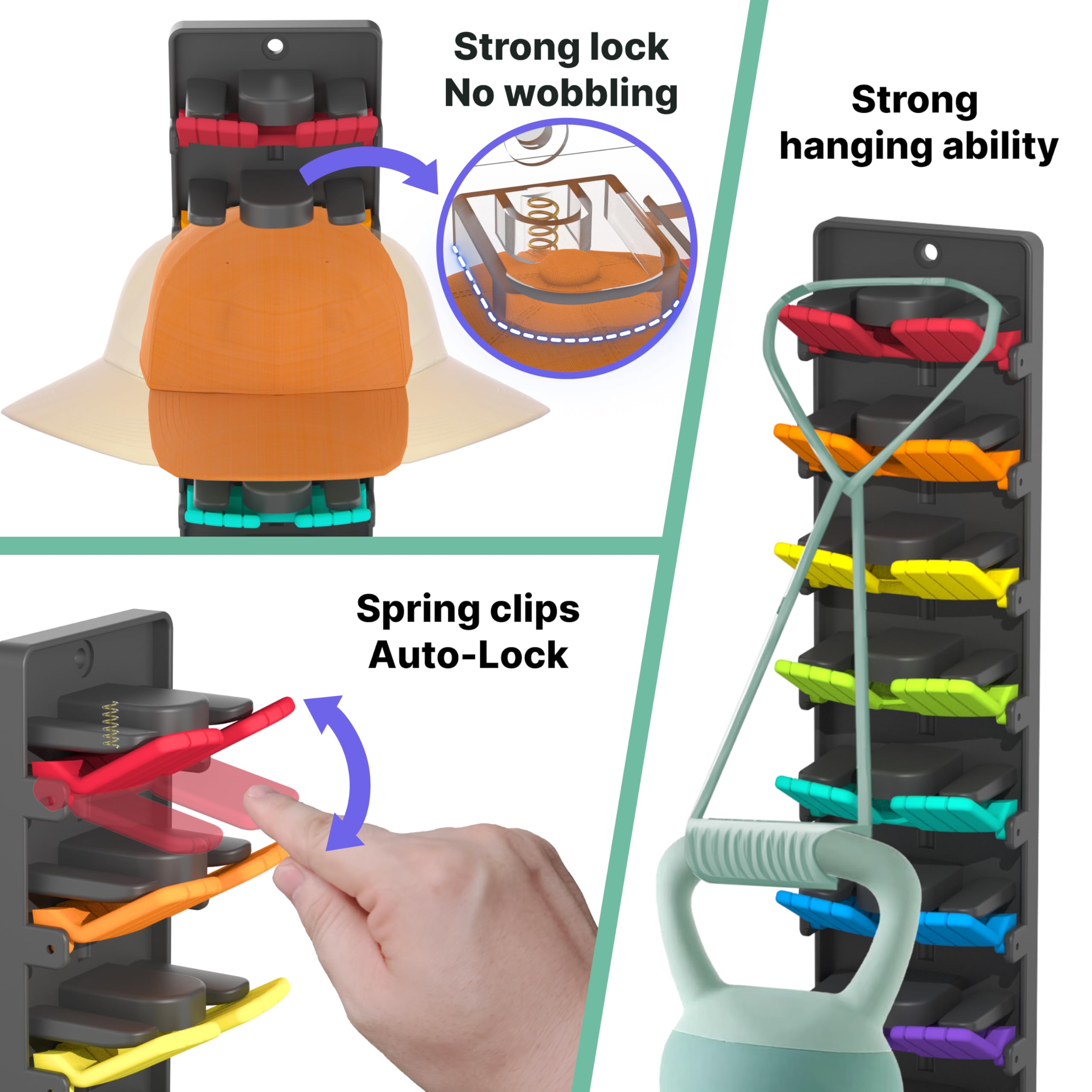 BRUBEQO installation kit with foam strips and screws enables damage-free mounting.