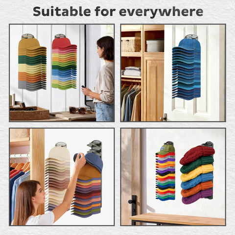 BRUBEQO slim hat rack maintains brim shapes in display
