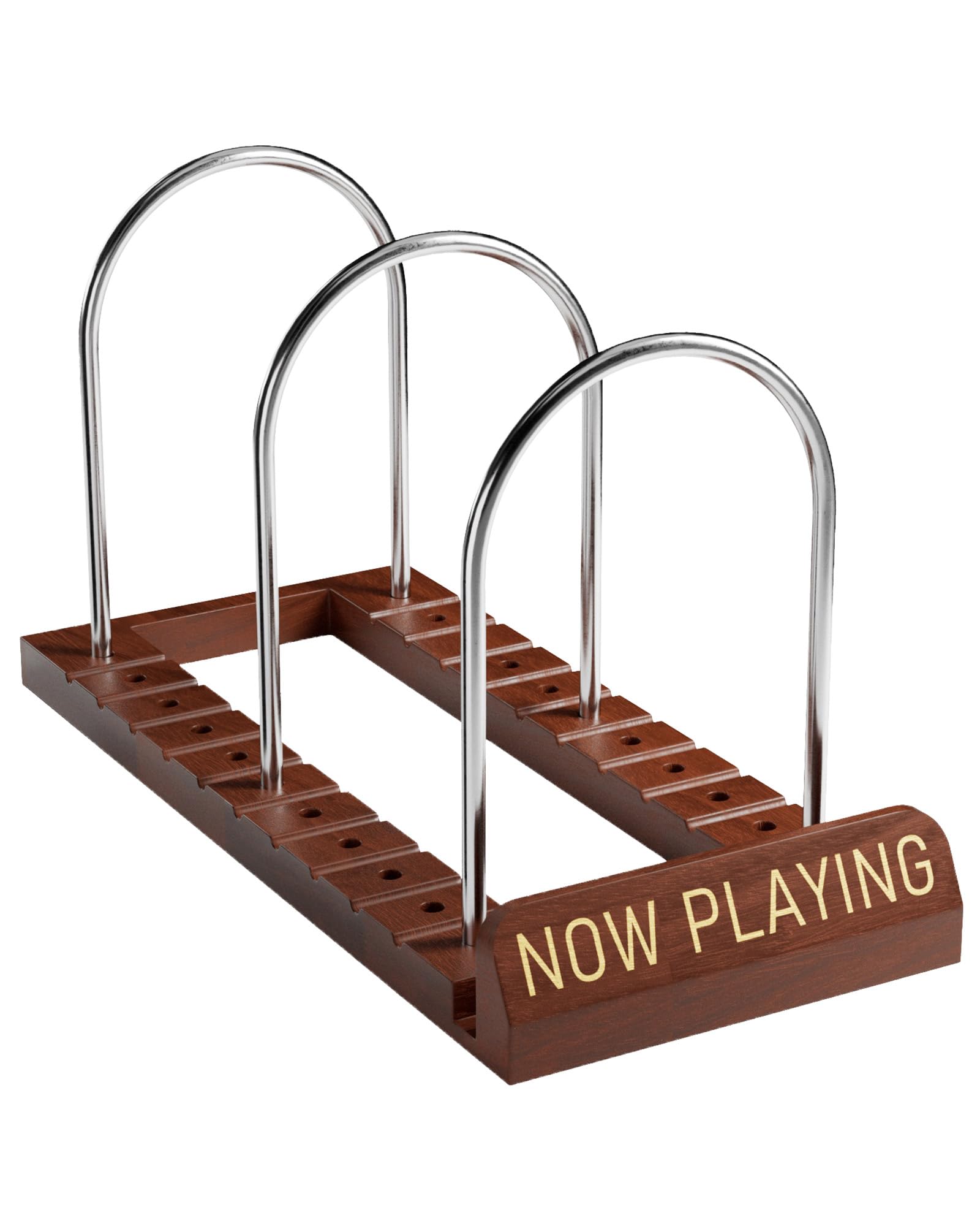 BS-VOG Now Playing vinyl display stand adds stylish organization.