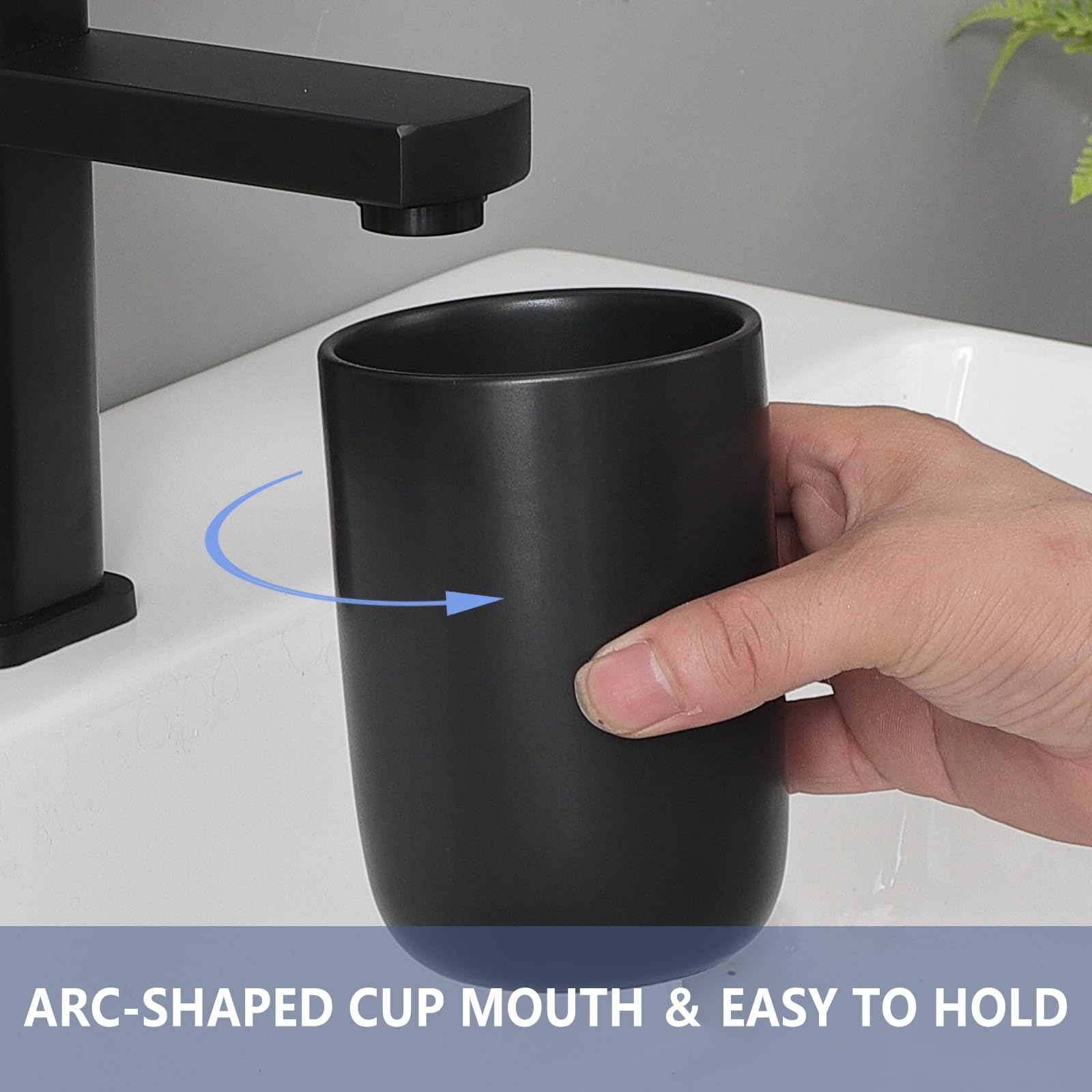 BSDISP frosted matte edge tumbler, gentle lip protection and elegant look