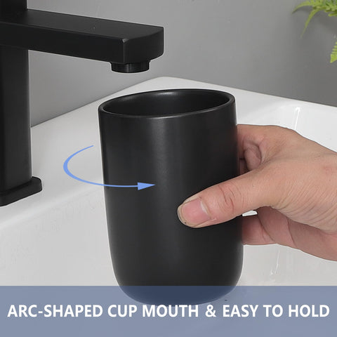 BSDISP frosted matte edge tumbler, gentle lip protection and elegant look