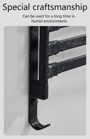 BSELUTNGY Swivel Towel Rack space-saving for compact bathrooms.