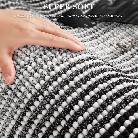BSICPRO non-slip backing on bath mats ensuring secure footing on wet floors