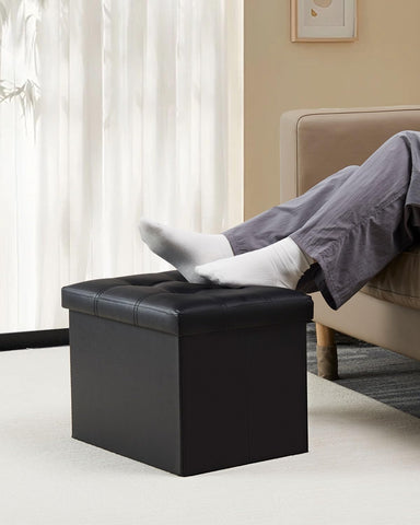 Bsketa ottoman hidden-storage keeps clutter out of sight.