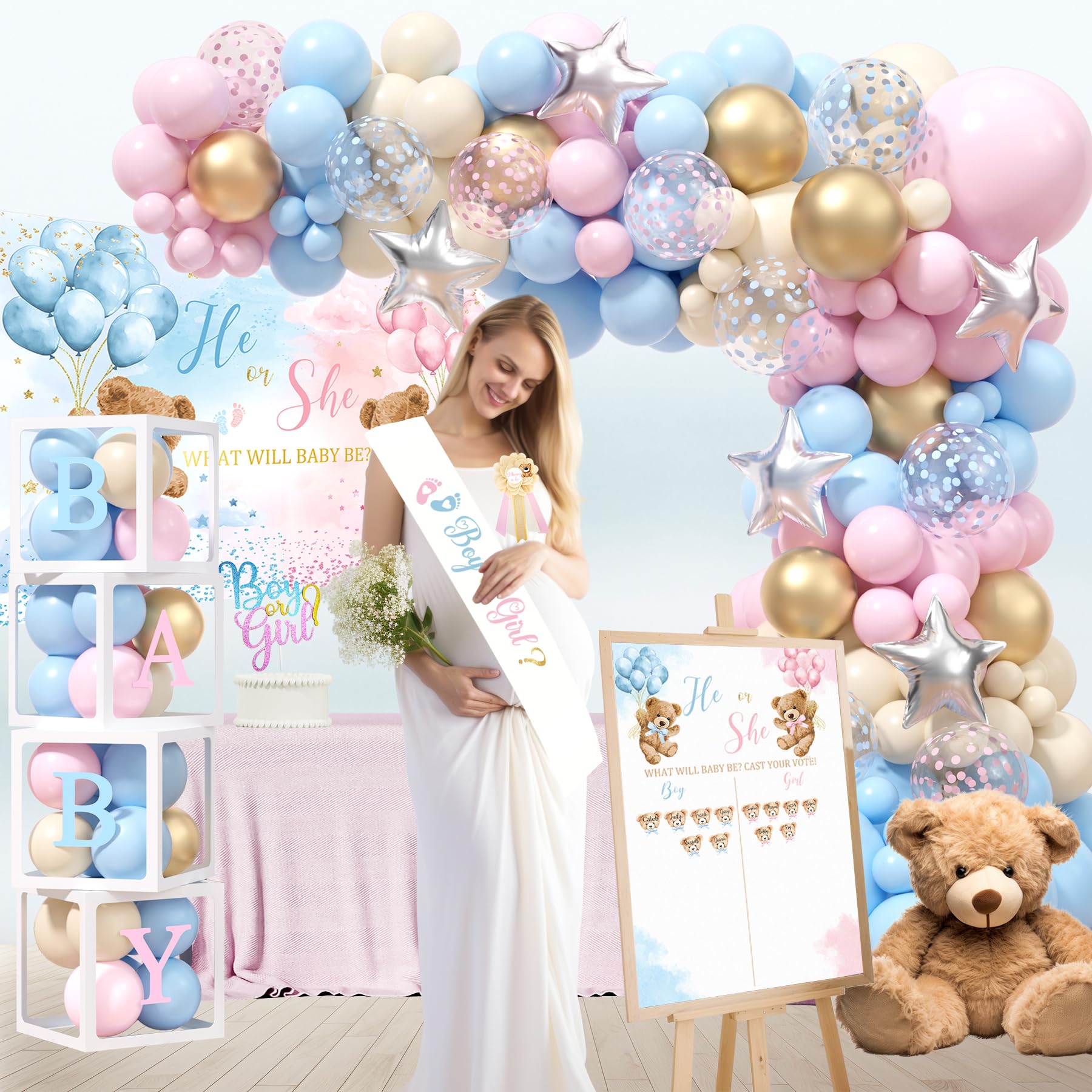 BSMIEFUS balloon arch setup enables quick, stylish entrances