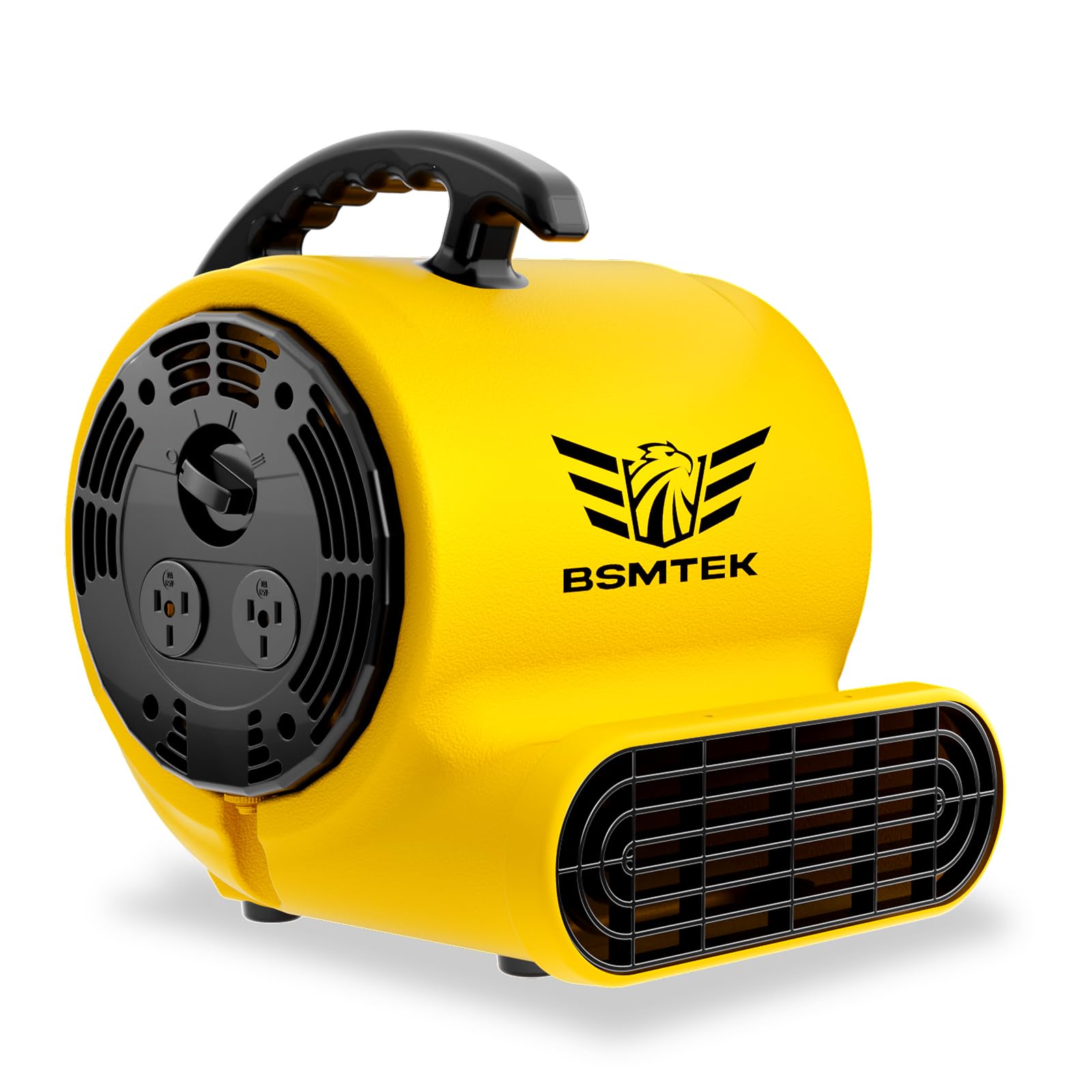BSMTEK Air Mover Blower Fan front view showing its structure for carpet drying