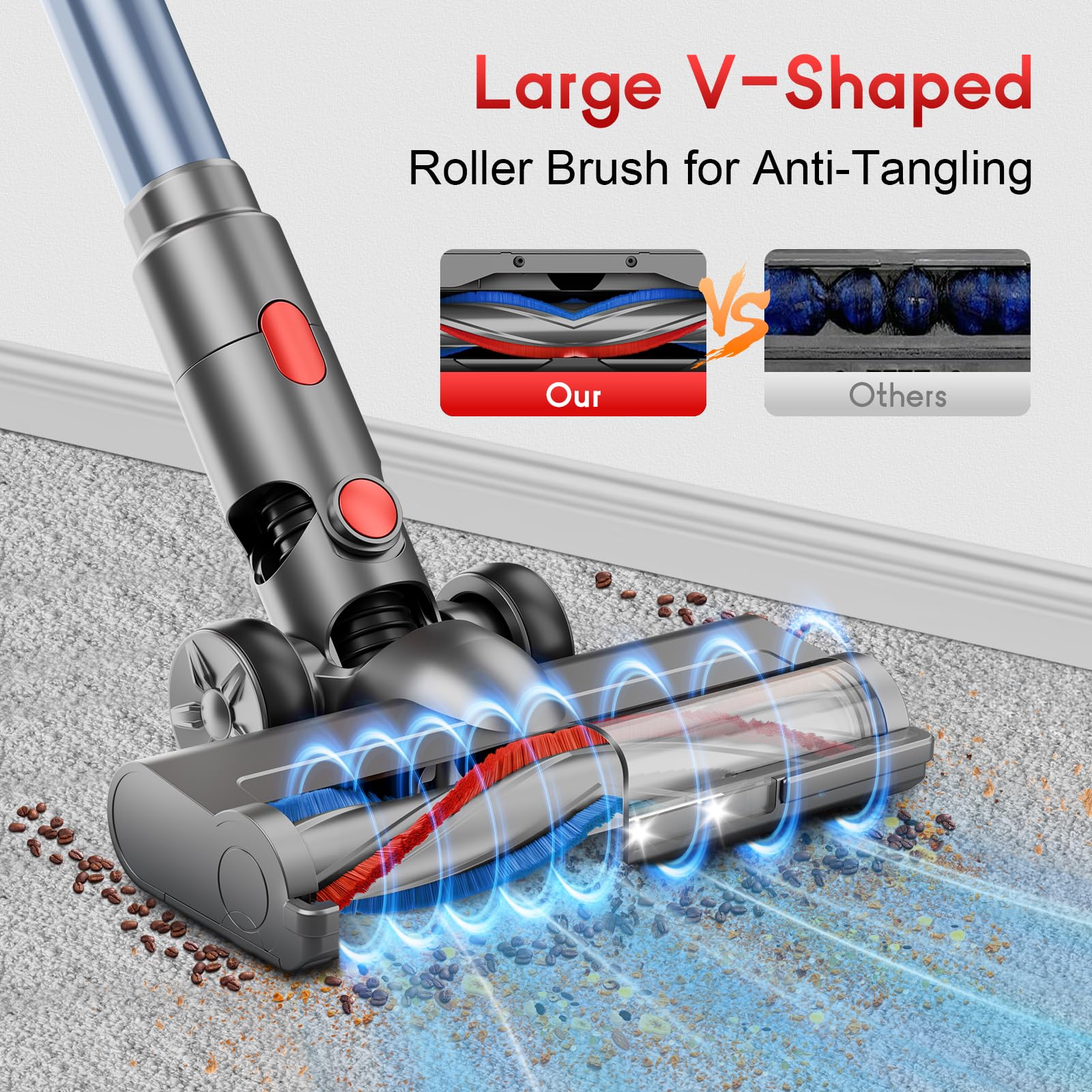 BSNAW 8-in-1 attachments for stairs, car, and upholstery