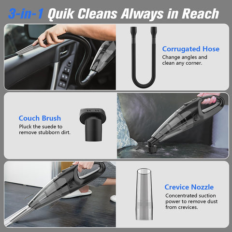 BSRCO lightweight handheld design makes one-handed cleaning easy.