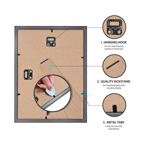 BSRHOME wall-mount hardware included for flexible display options.