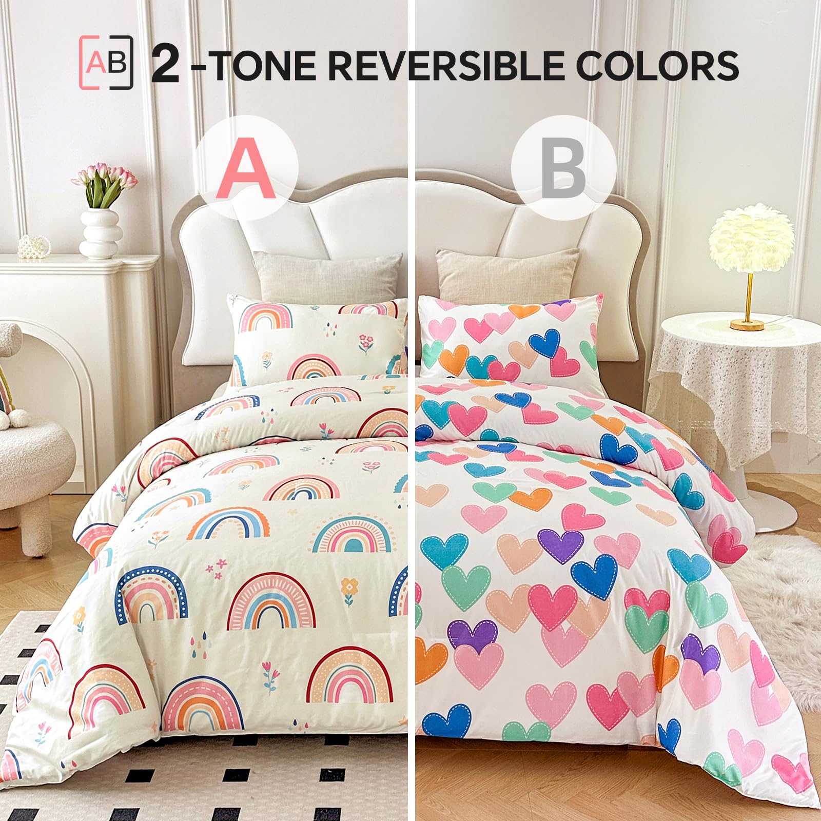 Btargot pillow shams pair enhances kid-friendly decor and easy refresh.