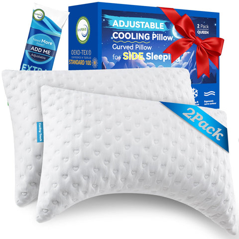 btasleeep side-sleeper-pillow curve supports neck alignment for side sleepers