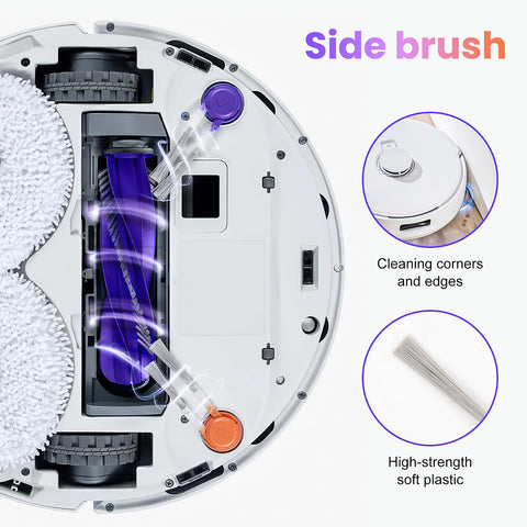 BTRSOLUS Narwal Freo Z10 side brushes TPU tips prevent floor scratches