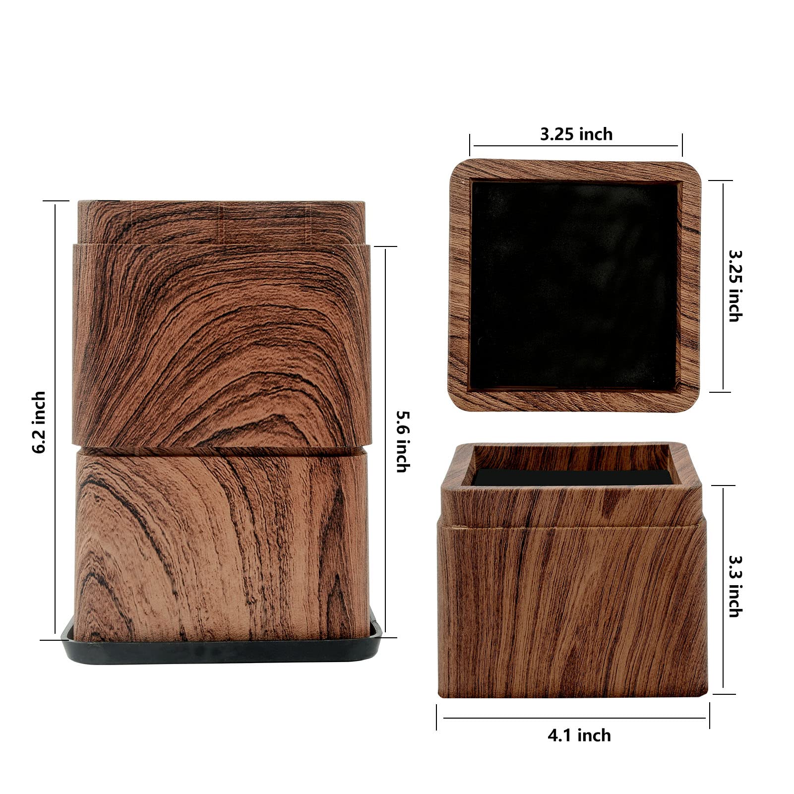 BTSD-home 6-inch risers stacked for flexible height and versatile setup