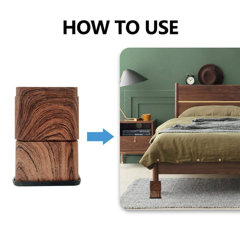 BTSD-home couch riser application shows easy access and extra storage