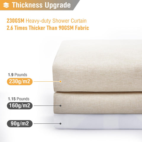 BTTN curtain with 12 grommets supports easy, tear-free hanging