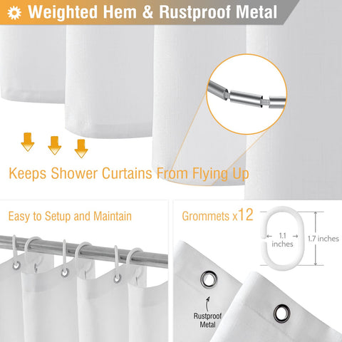 BTTN heavyweight fabric resists wrinkles for a tidy look