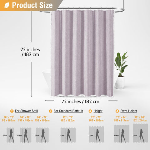 BTTN easy-care curtain, machine wash cold and hang to dry