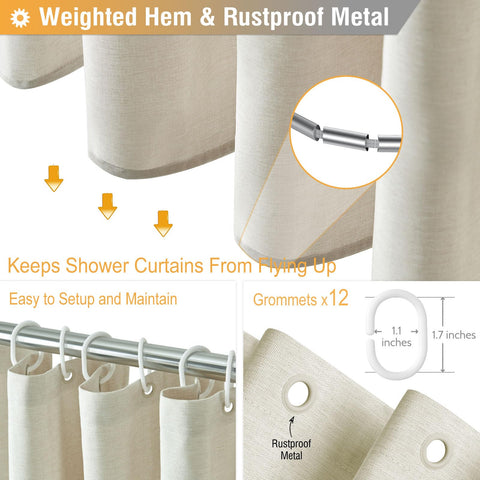 BTTN rust-proof grommets ensure long-lasting hang and fewer tears.