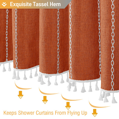 BTTN included 12 plastic hooks make installation quick and tidy.