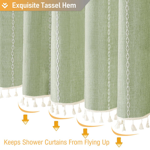 BTTN tassel trim on three sides adds stylish detail and personality.