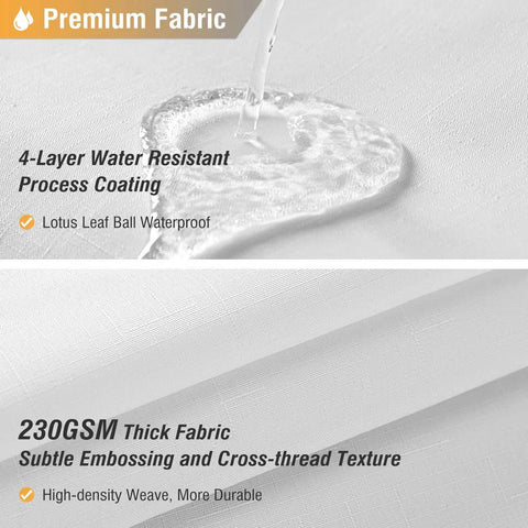BTTN water-repellent curtain surface beads water away