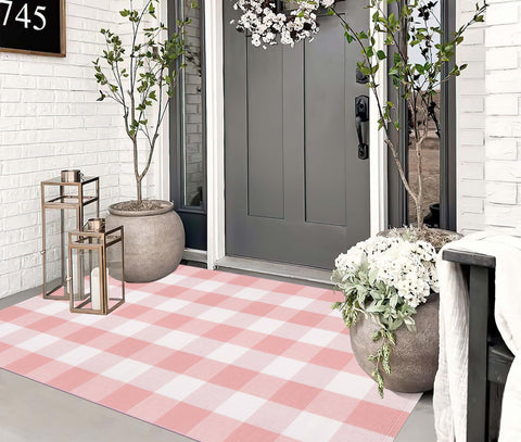 BUAGETUP washable cotton rug stays soft and vibrant after machine wash.