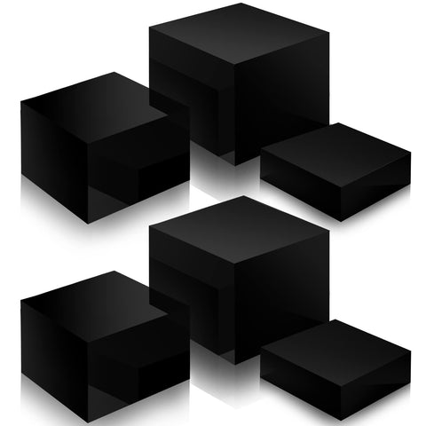 Bucherry large acrylic display riser cube elevates cosmetics visibility