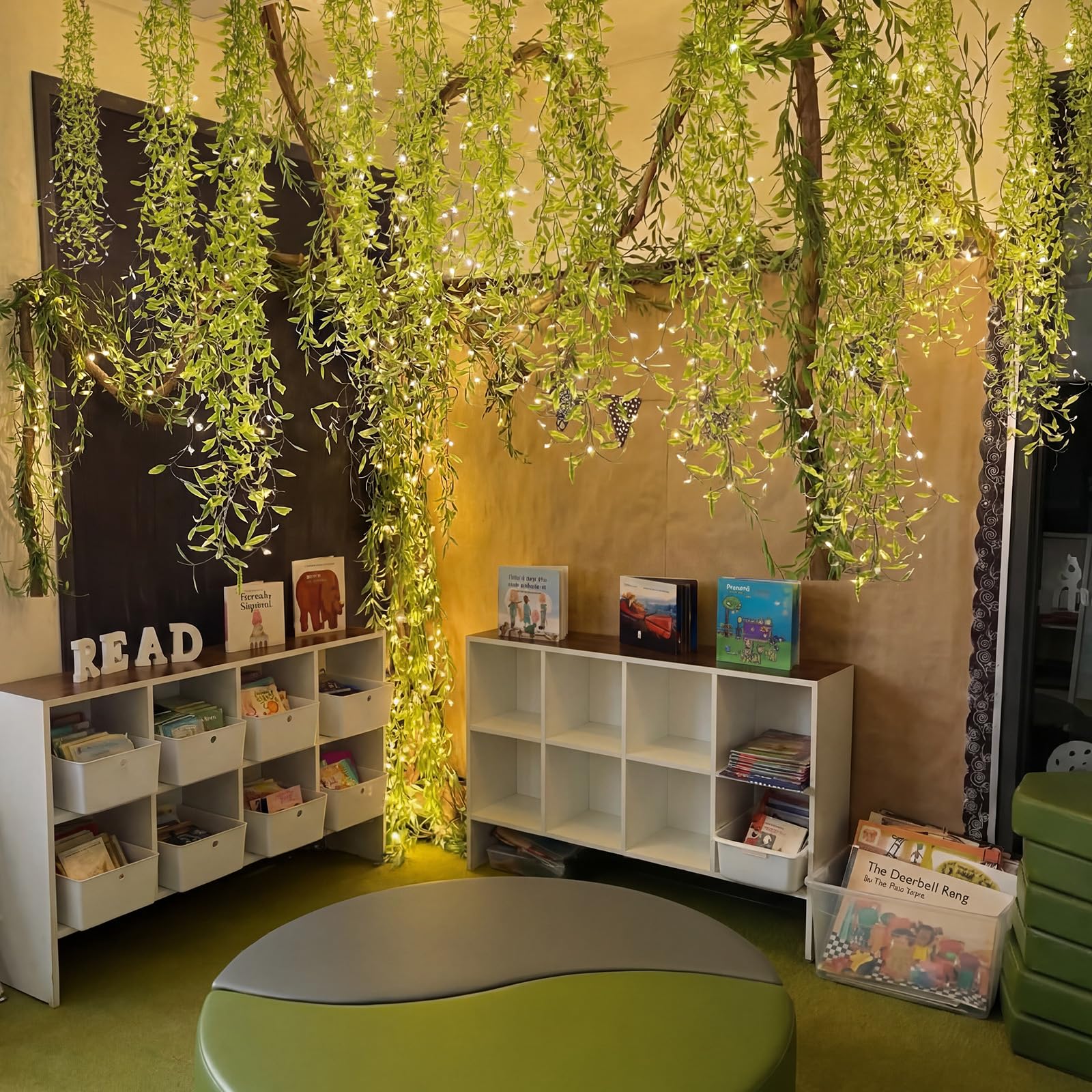 Bucherry forest backdrop ideas for indoor and outdoor tropical events.