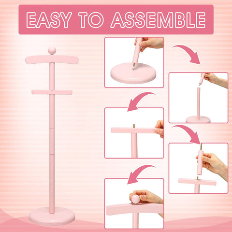 Bucherry hand-assembled hangers decorate outfits with practical style