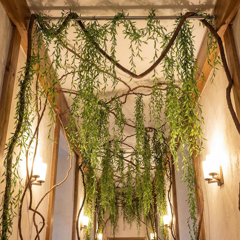 Bucherry complete hanging tools support easy ceiling or wall decor.