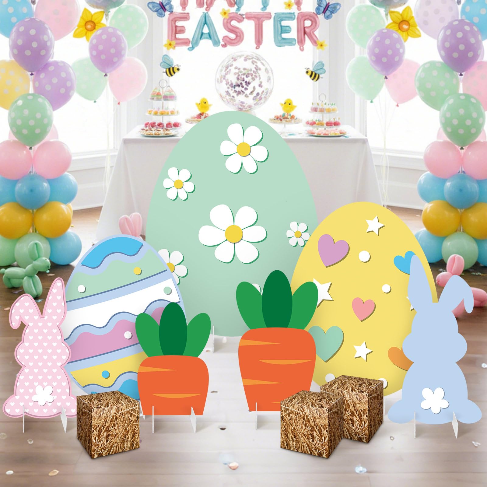 Bucherry outdoor Easter set suits lawns, gardens, patios for photos.