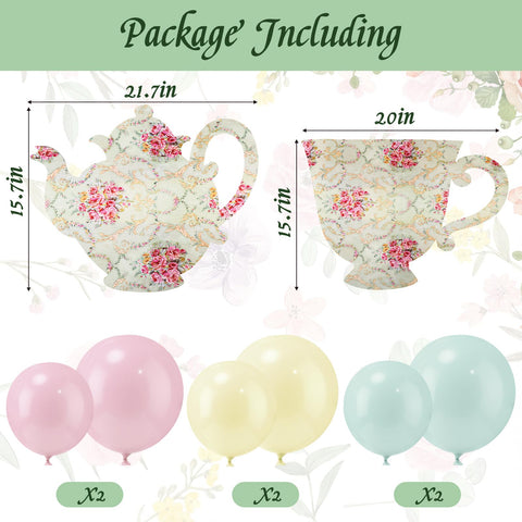 Bucherry green macaron balloons brighten indoor or outdoor celebrations