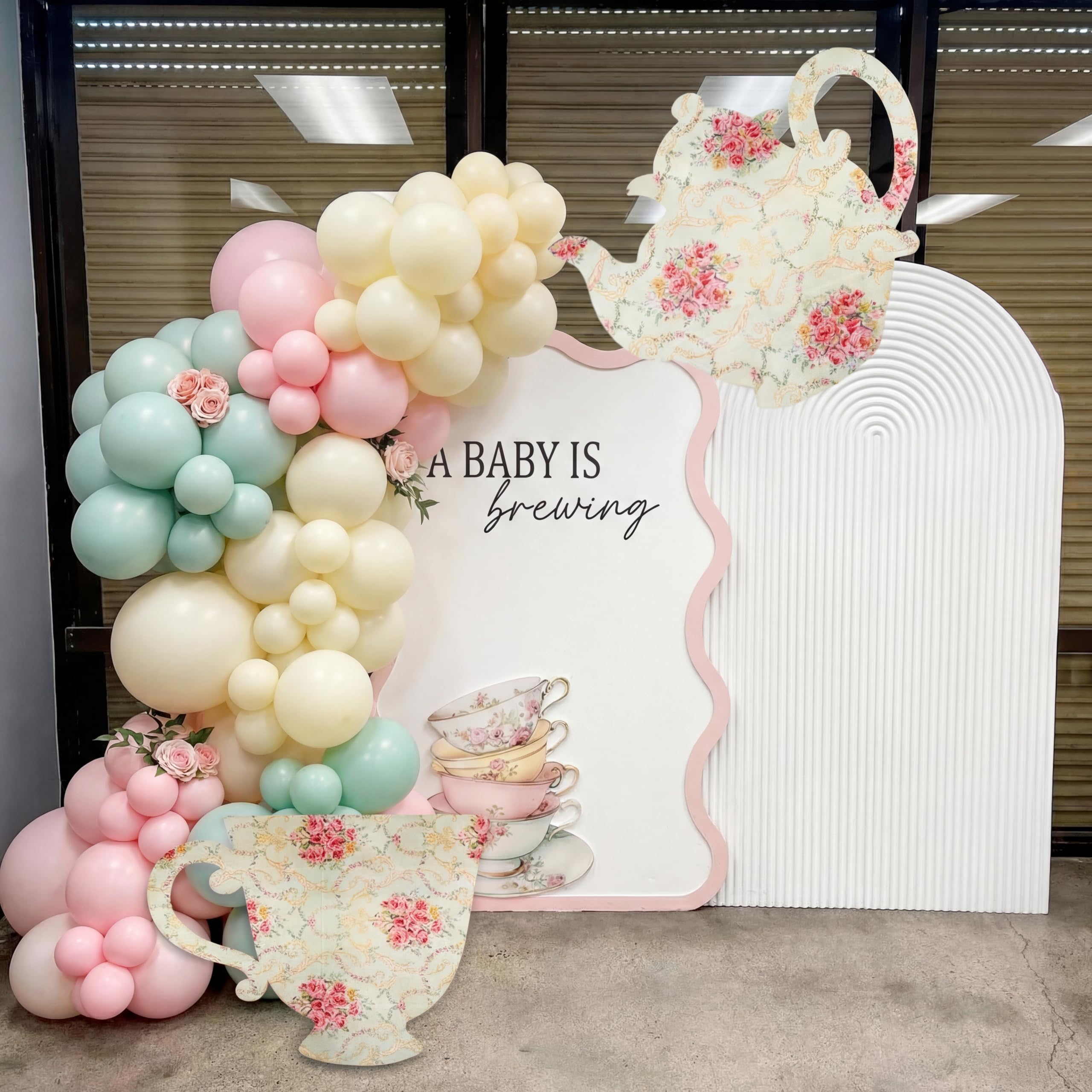 Bucherry pink macaron balloons add playful color to photos