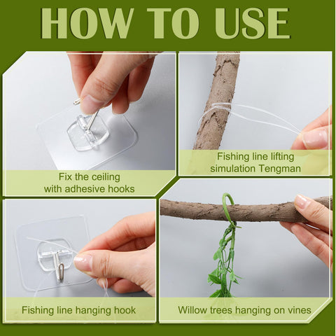 Bucherry 3.3ft vine rolls for quick, versatile installations.