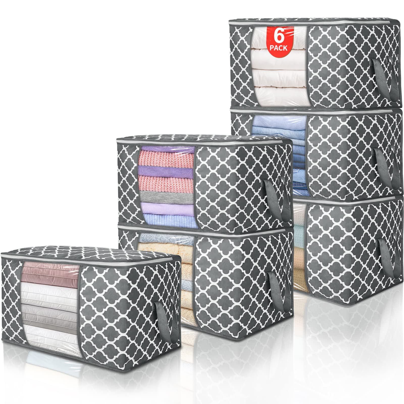 Budding Joy 90 L storage bag with large capacity for blankets and clothing.