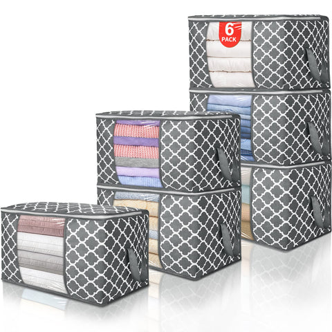 Budding Joy 90 L storage bag with large capacity for blankets and clothing.